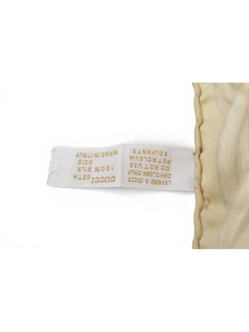 Gucci Scarf Vintage Large Fruit Pattern Beige Multi